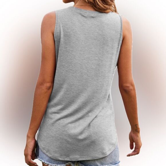 Hount Tank Top Gray Sz Small - Picture 1 of 7